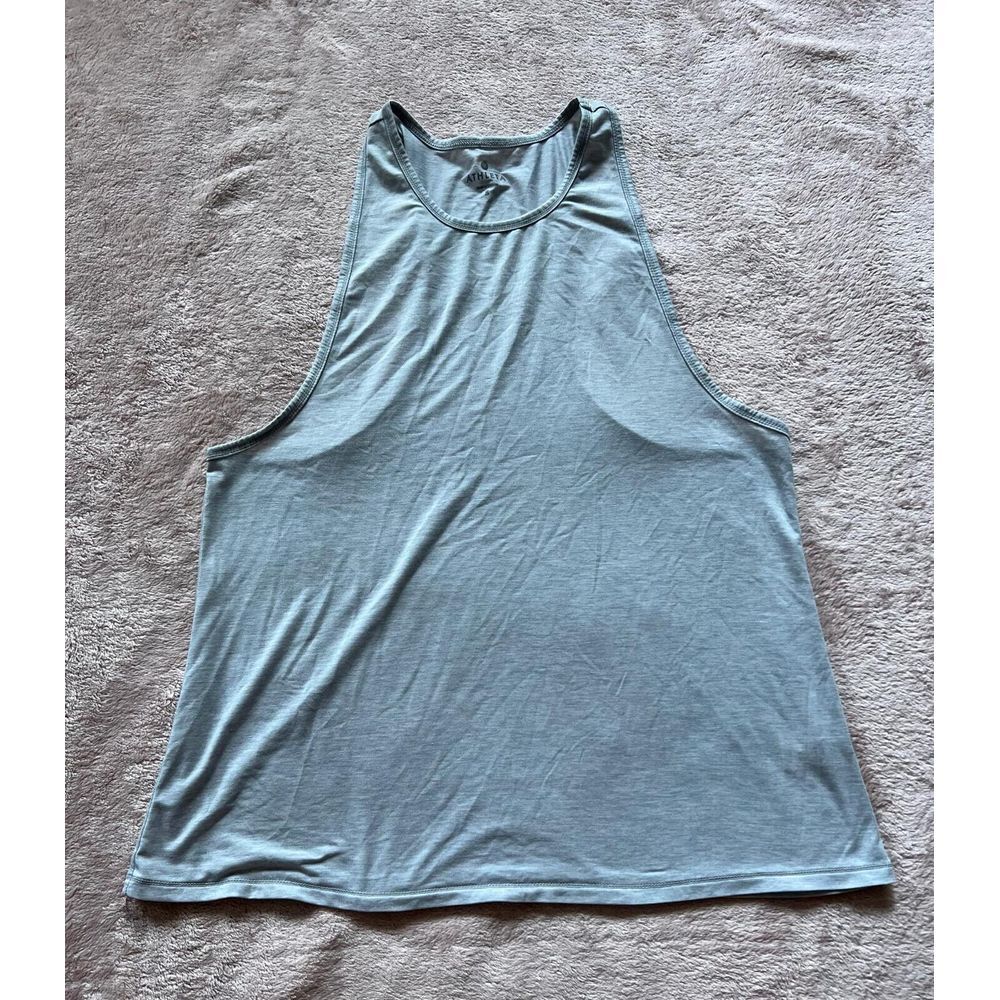 Athleta Gray Tank Shirt Womens Small‎ Lightweight Run